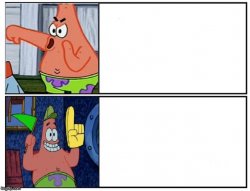 Patrick no-yes Meme Template