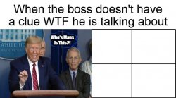 When the boss doesn't have a clue WTF he is talking about Meme Template