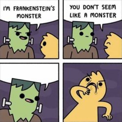 Frankenstein’s Monster Meme Template