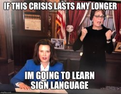 Sign language crisis Meme Template