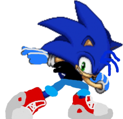 Sonic jr pose (left) Meme Template