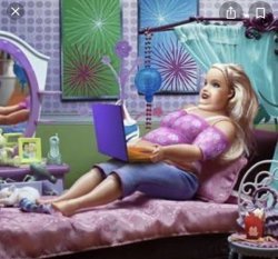 Work From Home Barbie Meme Template