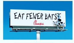 Eat Fewer Bats Meme Template