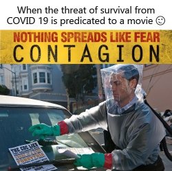 Contagion Coronavirus Threat Meme Template