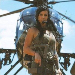 Sexy Helicopter Woman Aviation Meme Template