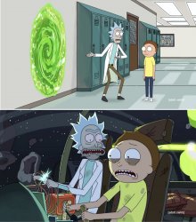 Rick And Morty 20 Minutes Adventure Meme Template