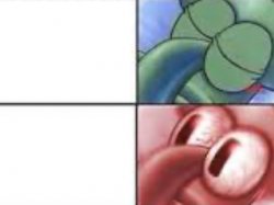 Squidward compare Meme Template