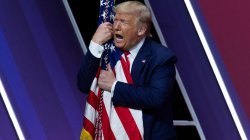 Trump Humps Flag Meme Template
