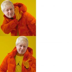 Boris Hotline Bling Meme Template