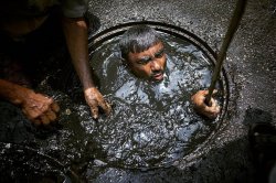 bangladesh sewer cleaner Meme Template
