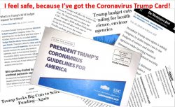 Coronavirus Trump Card Meme Template