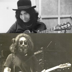 Jerry Garcia Young / Old Meme Template