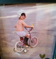 Cute Kid on Bicycle Meme Template