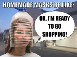 Homemade Mask Meme Template