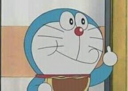 Doraemon showing middle finger Meme Template