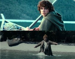 Frodo alone Sam Meme Template