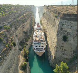 Corinth Canal Meme Template