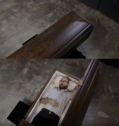 Vsauce opening coffin Meme Template