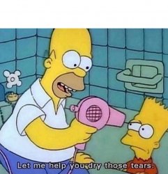 Let me help you dry those tears Meme Template
