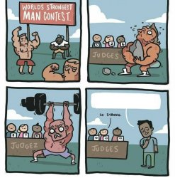 Worlds strongest man contest Meme Template
