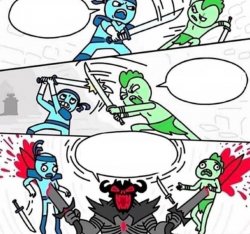 Battle Meme Template