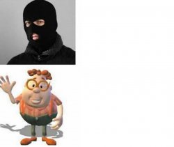 Robber Meme Template