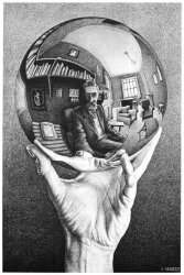 M.C. Escher Meme Template