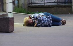 Woman homeless sleep street Meme Template