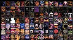Every Fnaf Character Meme Template