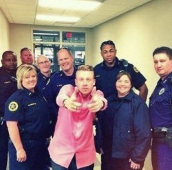 Macklemore There he is officer Meme Template