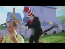 Cat In the hat with baseball bat...oh that rhymed Meme Template