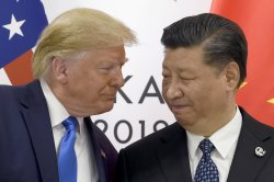 Trump and his best buddy Xi Meme Template