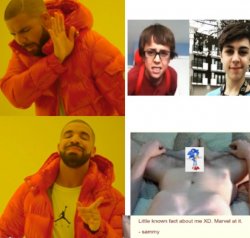 Sammy Sonic dick Meme Template