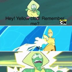 Hey yellow clod remember me? Meme Template