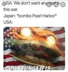 WW2 Cowabunga Meme Template