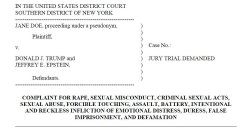 Trump Epstein Jane Doe complaint Meme Template
