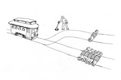 the trolley problem Meme Template