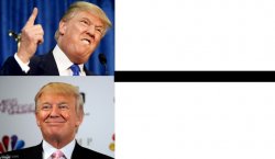 Trump Drake Format Meme Template