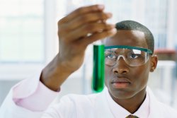Scientist holding test tube Meme Template