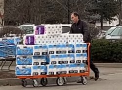 Cart of TP Meme Template