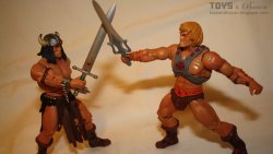 Conan vs. He-Man Meme Template