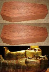 Rich Poor Pharoh Coffin Meme Template