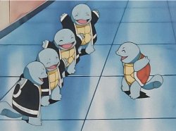 squirtle squad Meme Template