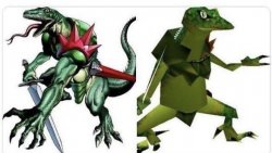 Lizalfos Comparison Meme Template