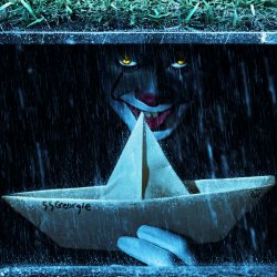 Pennywise boat Meme Template