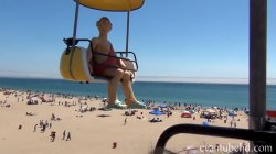 Santa Cruz Beach Boredwalk Glider Caveman Meme Template