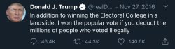 Trump tweet popular vote Meme Template