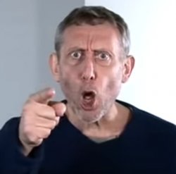 No breathing Michael Rosen Meme Template