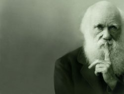 Charles Darwin thinking Meme Template