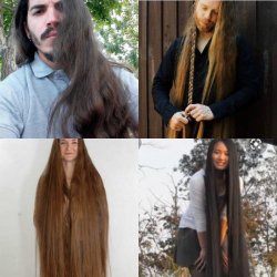 Long Hair Meme Template